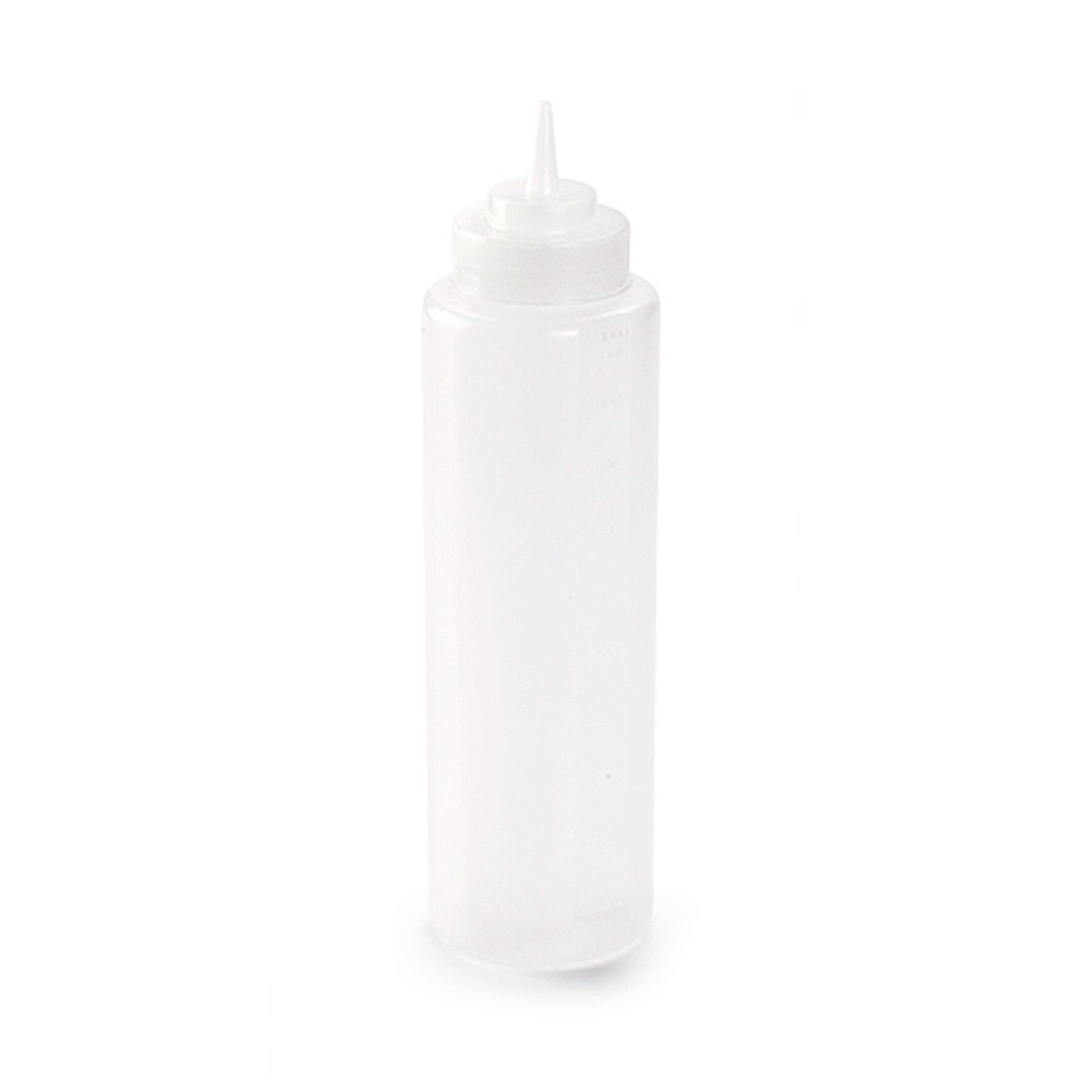 Bote plastico para salsas 500 ml Transparente