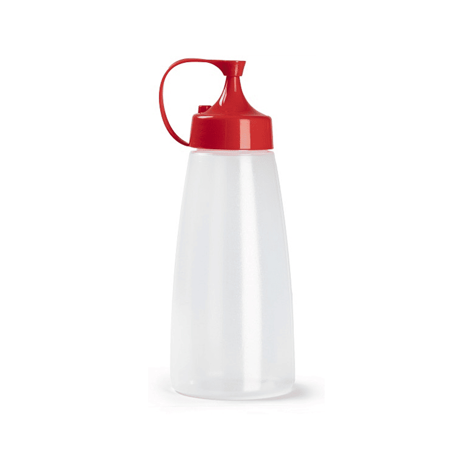 Bote plastico para salsas con tapon 400 ml Transparente