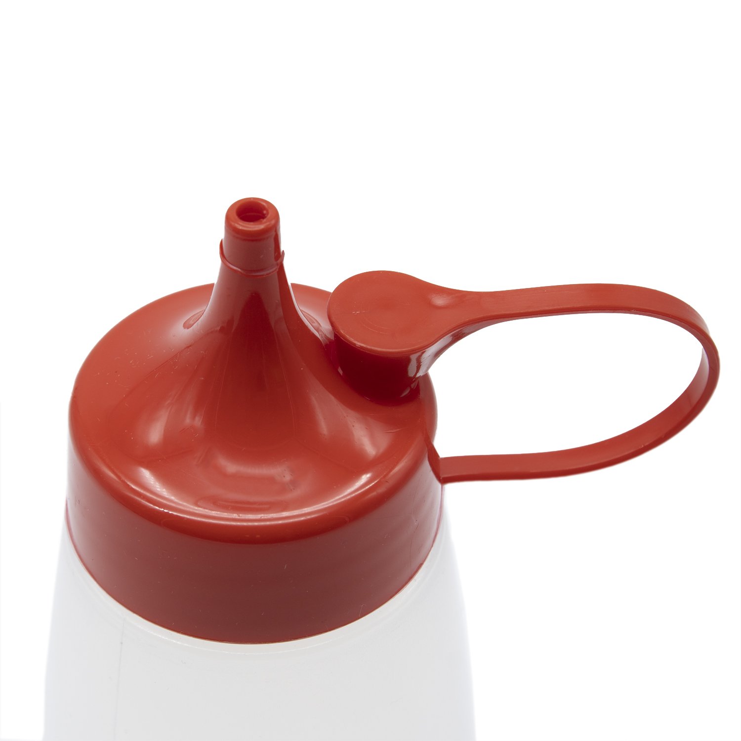 Bote plastico para salsas con tapon 400 ml Transparente
