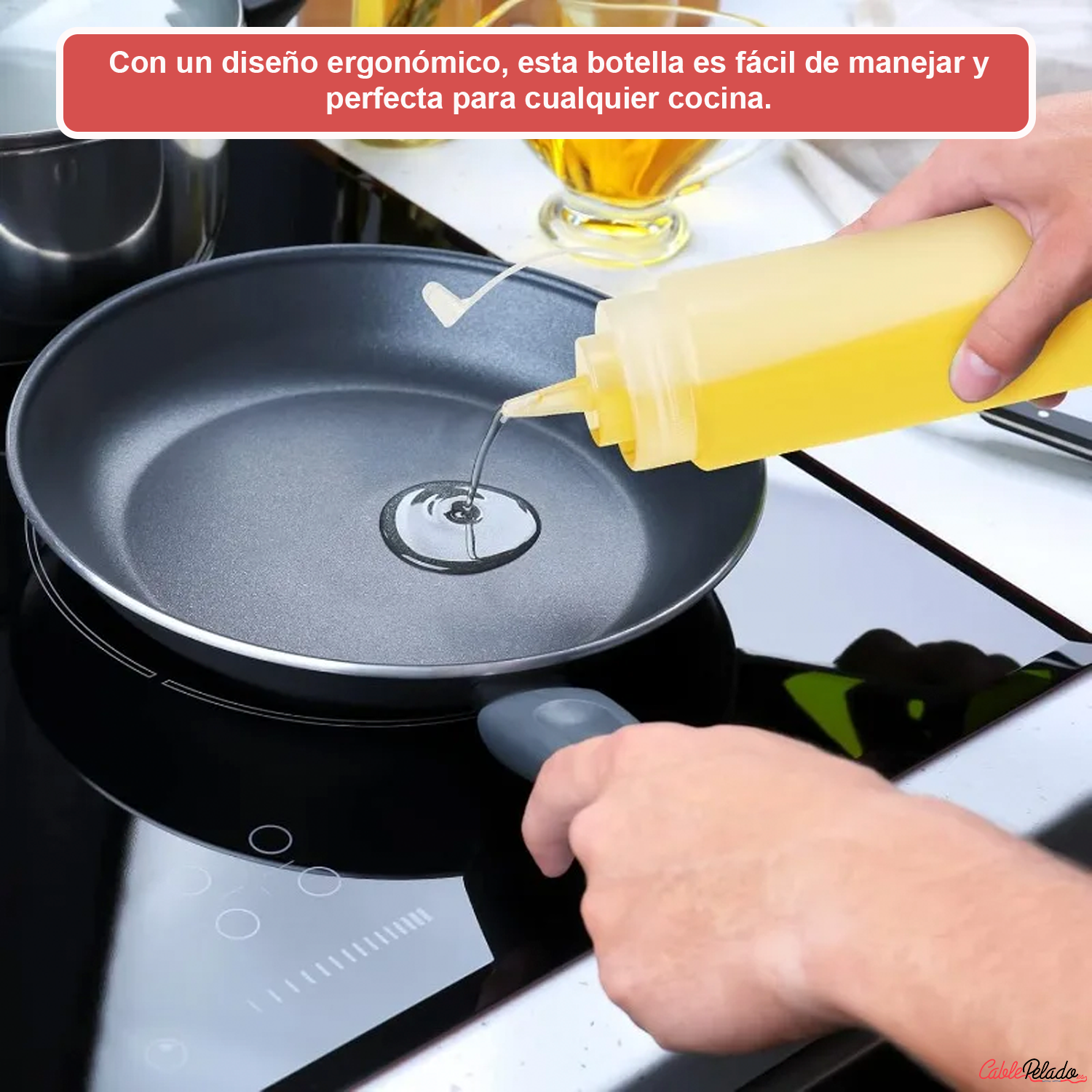 Botella Para Salsas Plástico 300 ml Transparente
