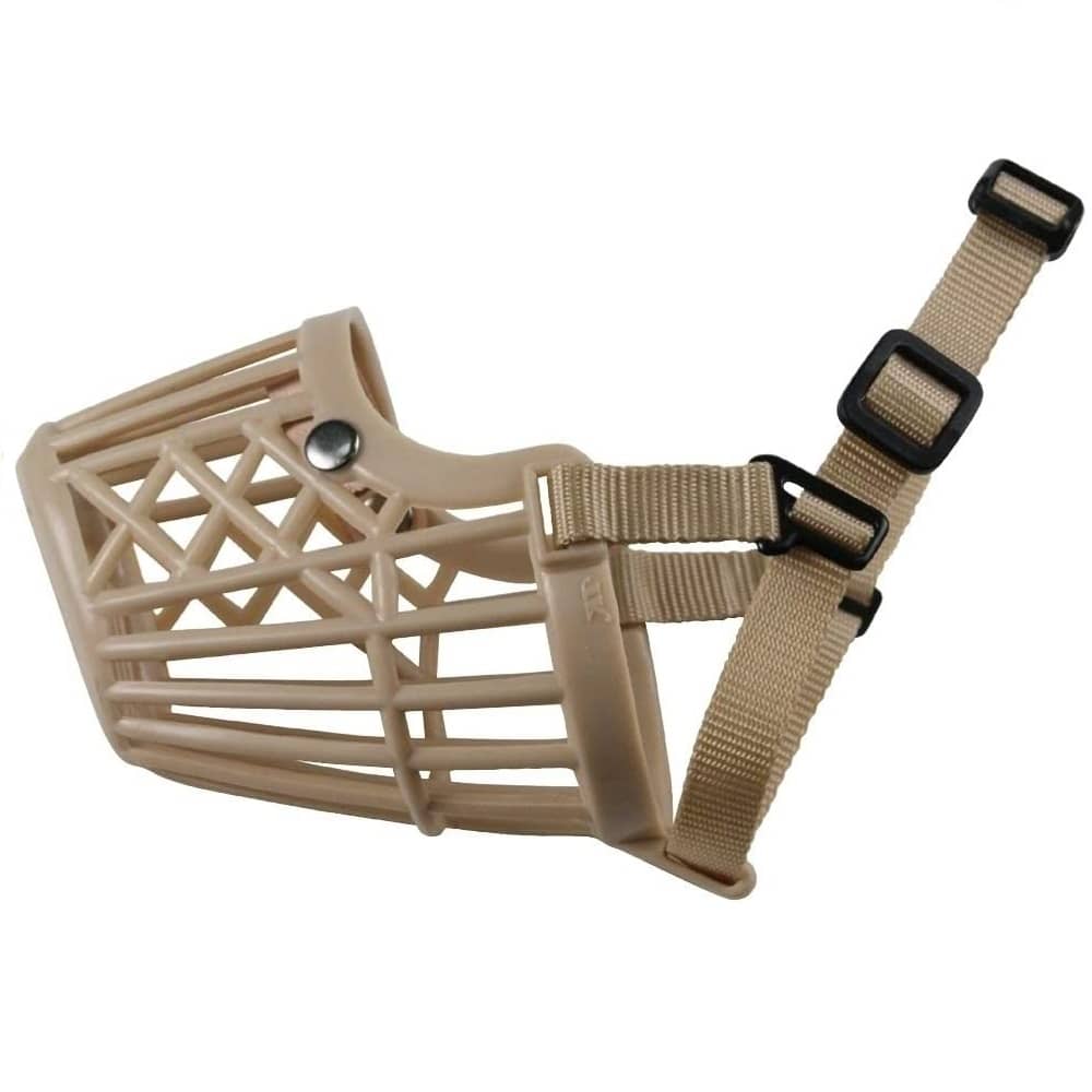 Bozal para perros tipo canasta Talla XS Marron