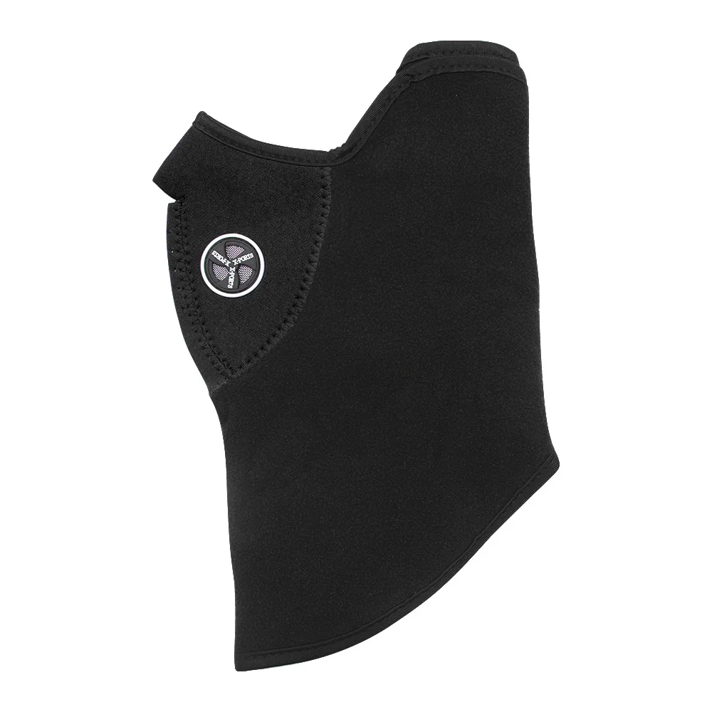 Braga Cuello Neopreno corta Viento para Ski Snowboard Moto  Negro