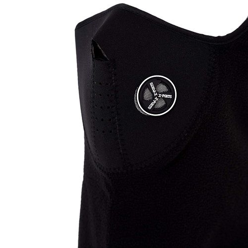 Braga Cuello Neopreno corta Viento para Ski Snowboard Moto  Negro