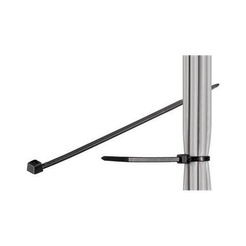 Bridas de nailon 100 uds 200 x 2.5 mm Negro
