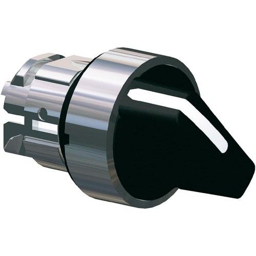 Cabeza selector 3 posiciones fijas 22 mm  Negro