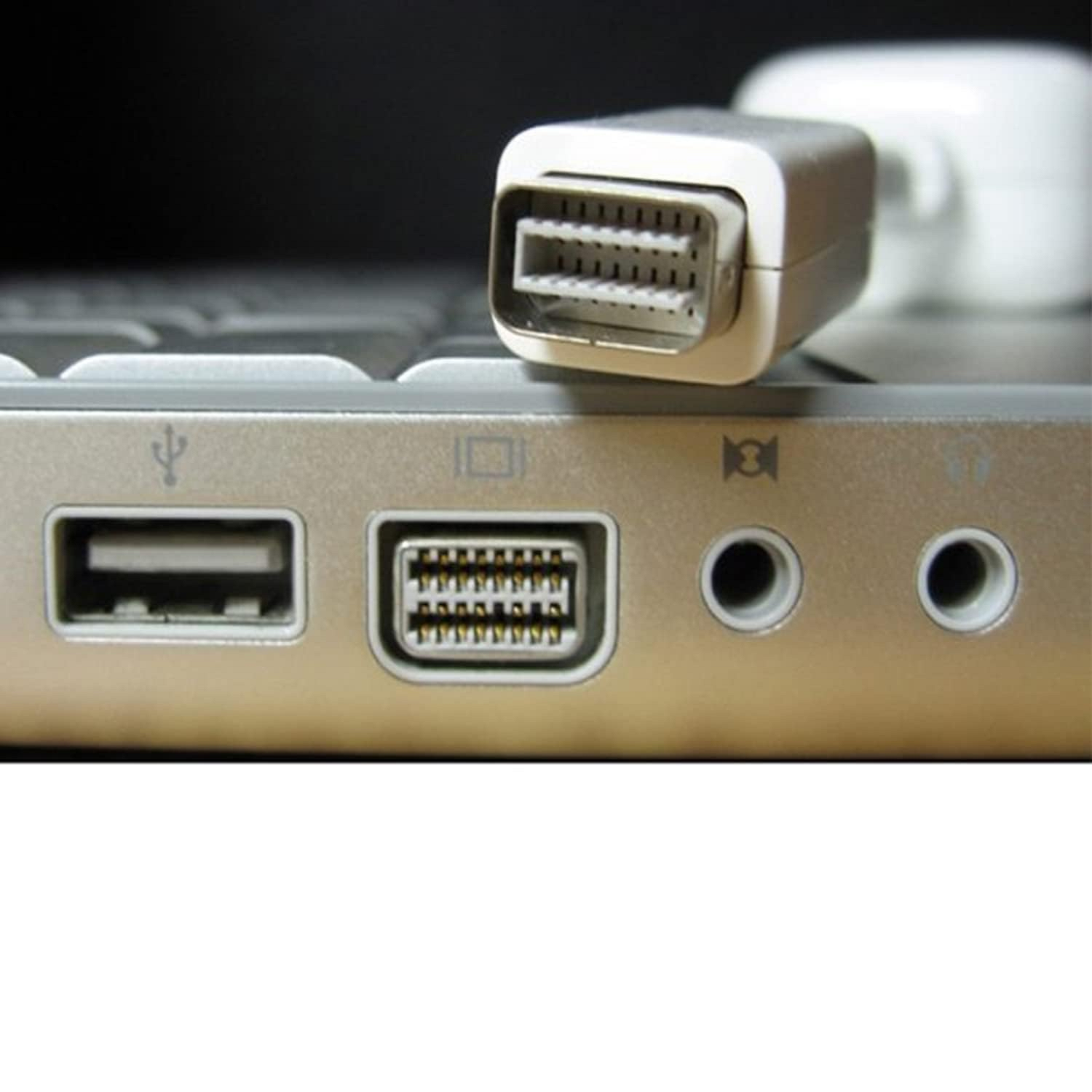 Cable Adaptador Mini DVI a HDMI 0.10 M Blanco