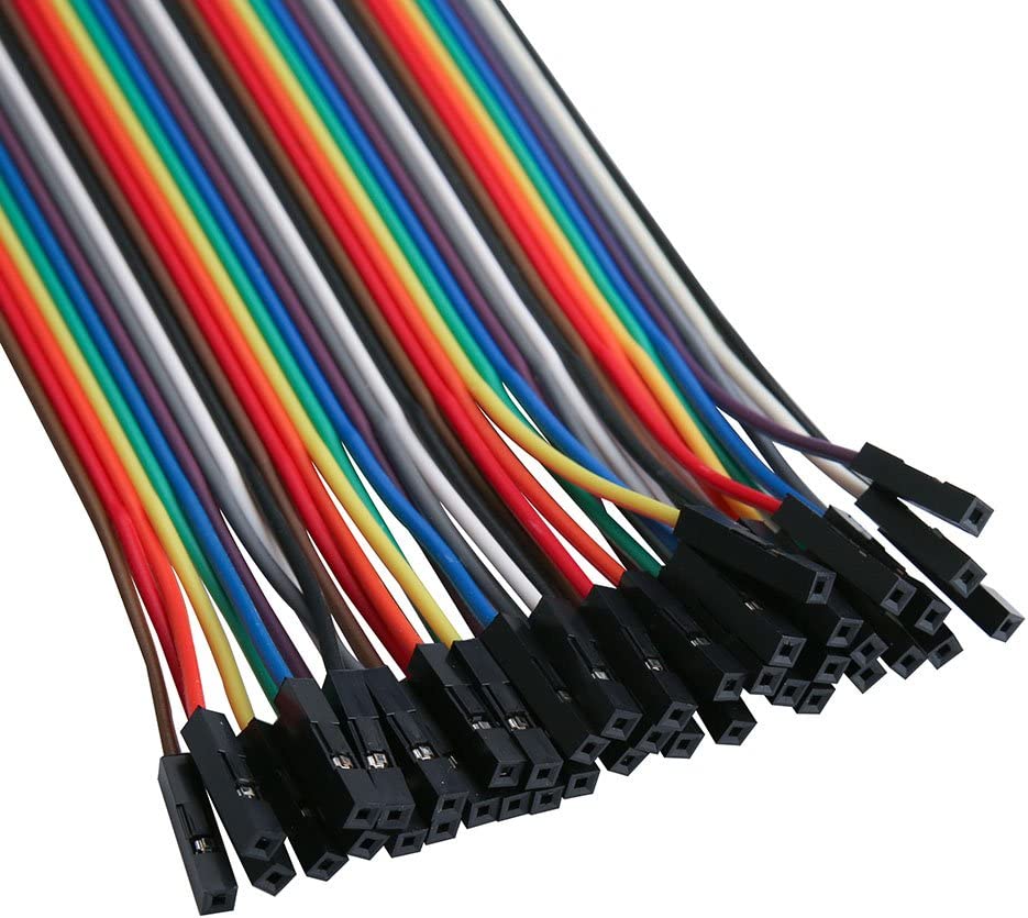 Cable alambre puente Dupont 40 pines hembra a hembra  Multicolor