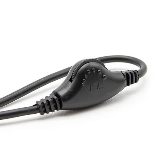 Cable alargador de audio con control de volumen 0.30 M