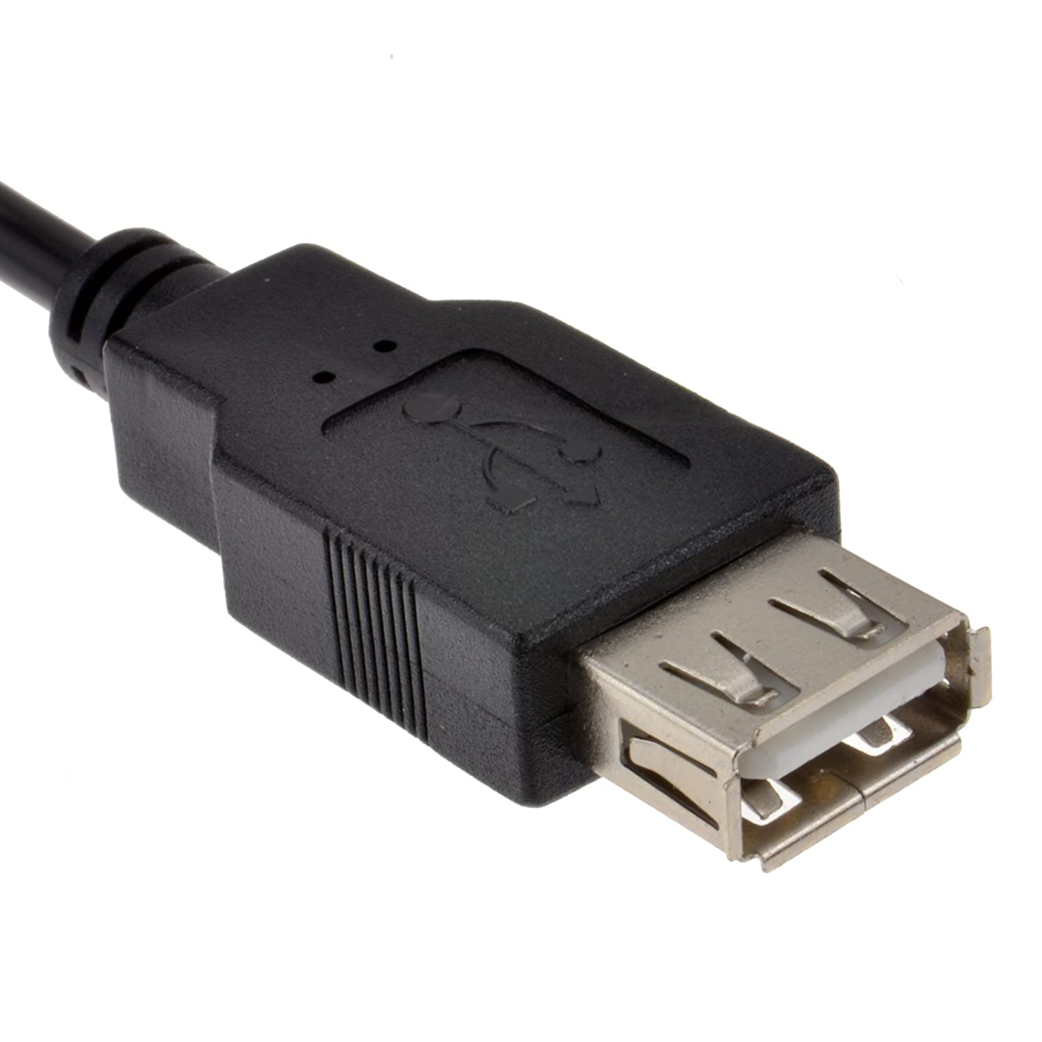 Cable alargador extensor USB 2.0 0.30 M Negro