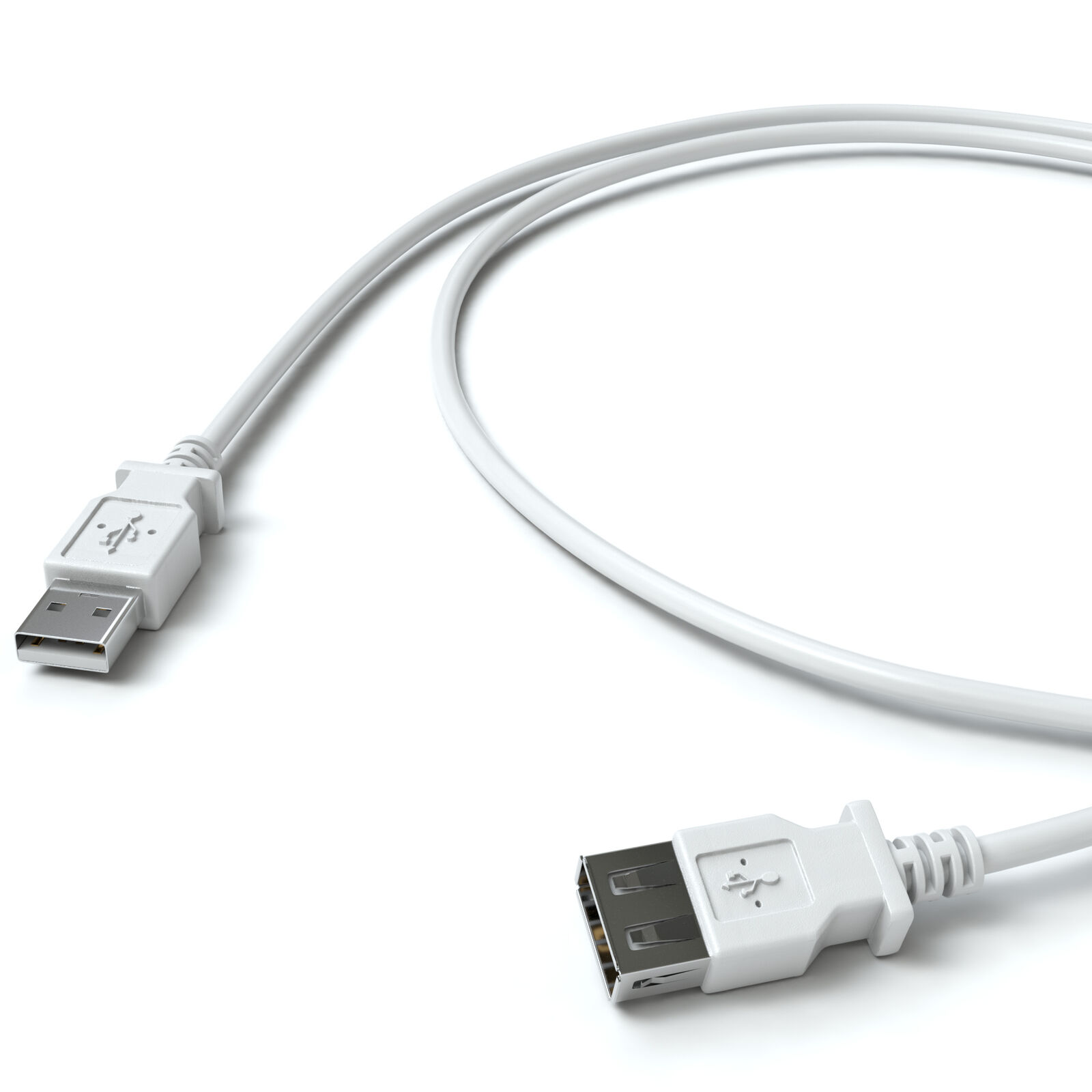 Cable alargador extensor USB 2.0 1 M Beige