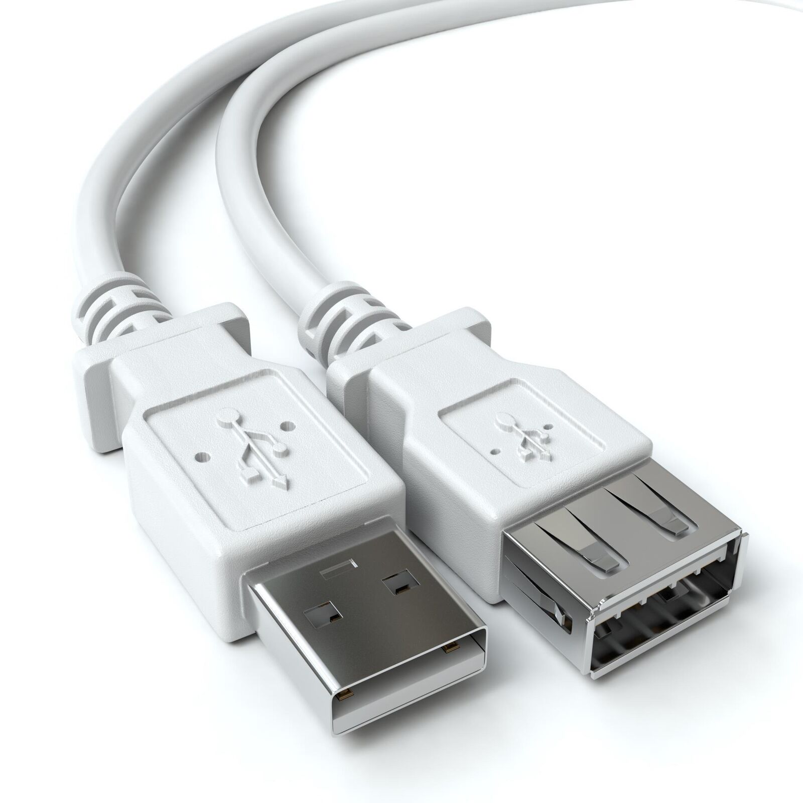 Cable alargador extensor USB 2.0 1.8 M Beige