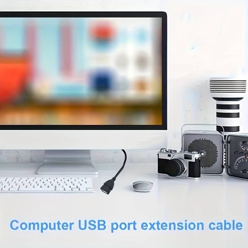 Cable alargador extensor USB 2.0 1.8 M Negro