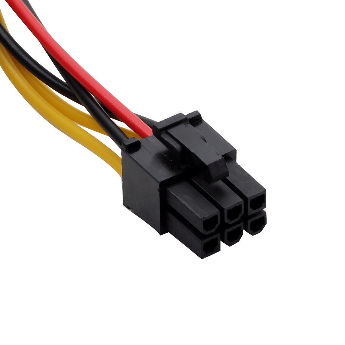Cable alimentacion 4 Pines Macho Molex a 6 Pines PCI Express 0.15 M Multicolor