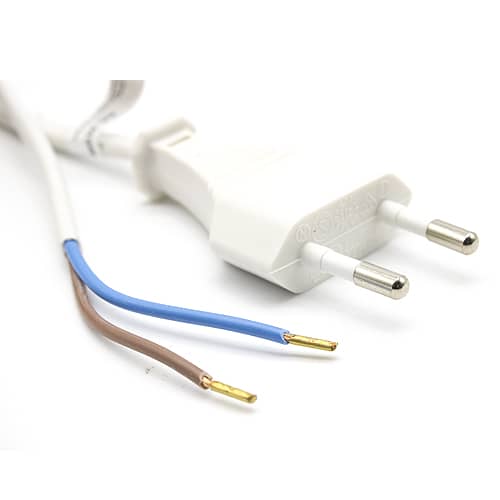 Cable alimentacion con interruptor tipo C 1.5 M Blanco