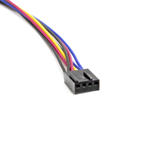 Cable alimentacion divisor pwm ventilador 4 pines 0.30 M Multicolor