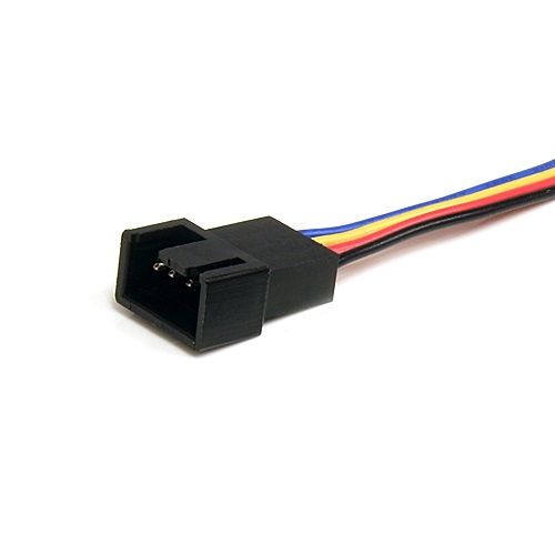 Cable alimentacion divisor pwm ventilador 4 pines 0.30 M Multicolor
