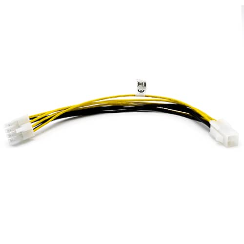 Cable alimentacion interna ATX 4 pin a 8 pin 0.20 M Negro