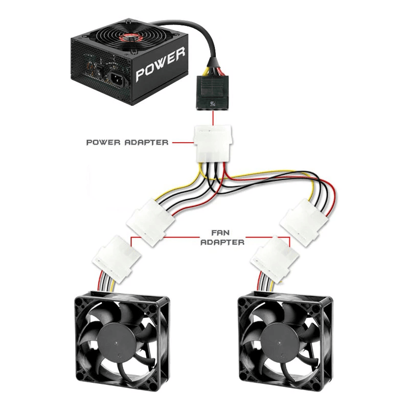 Cable alimentacion molex 5.25 0.15 M Negro