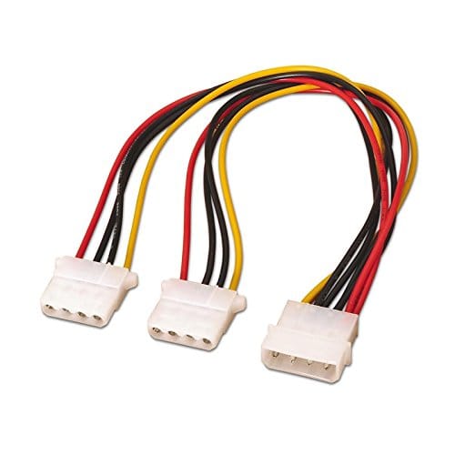 Cable de alimentacion interna molex 5.25 0.30 M Negro