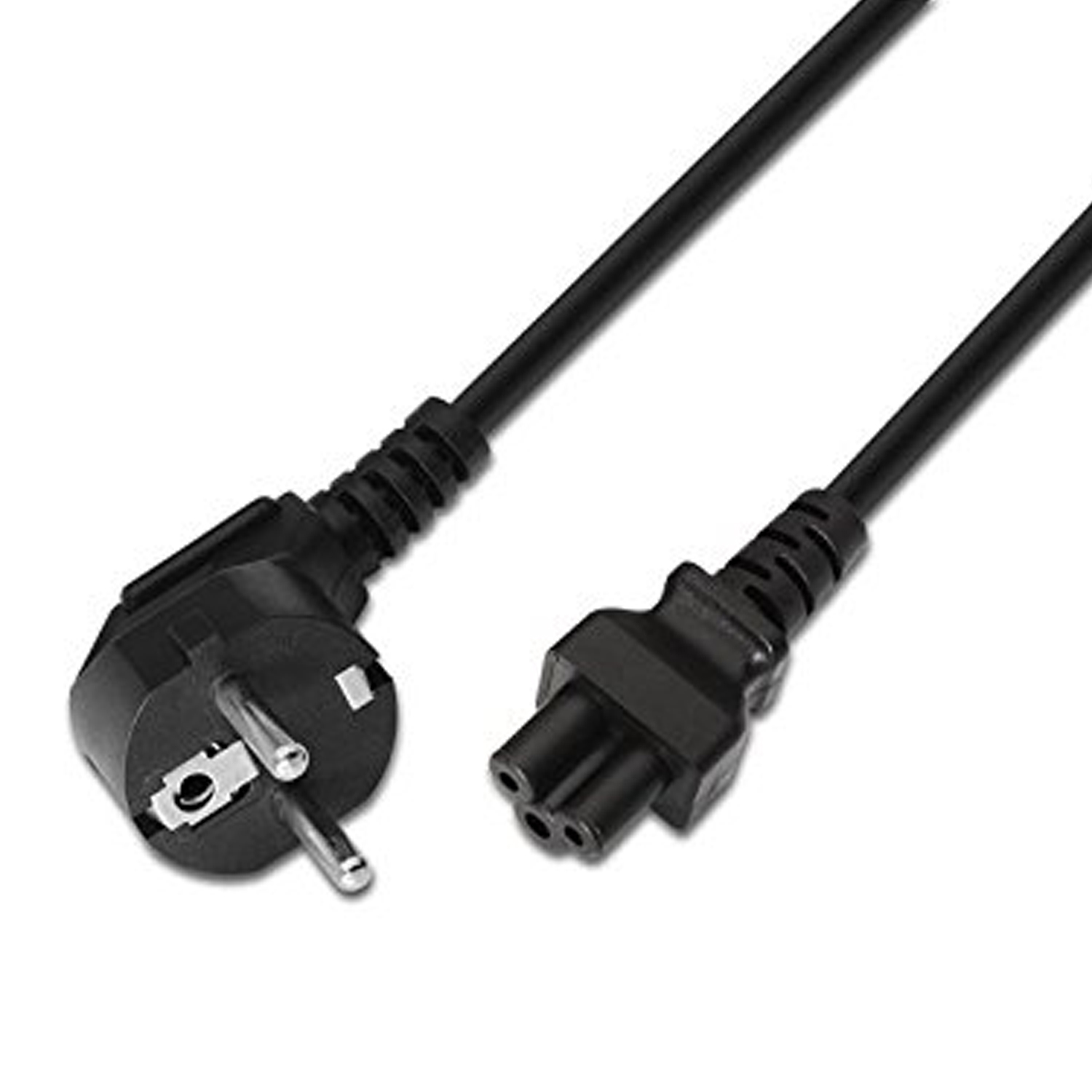 Cable alimentacion Trebol IEC-320-C5 5 M Negro