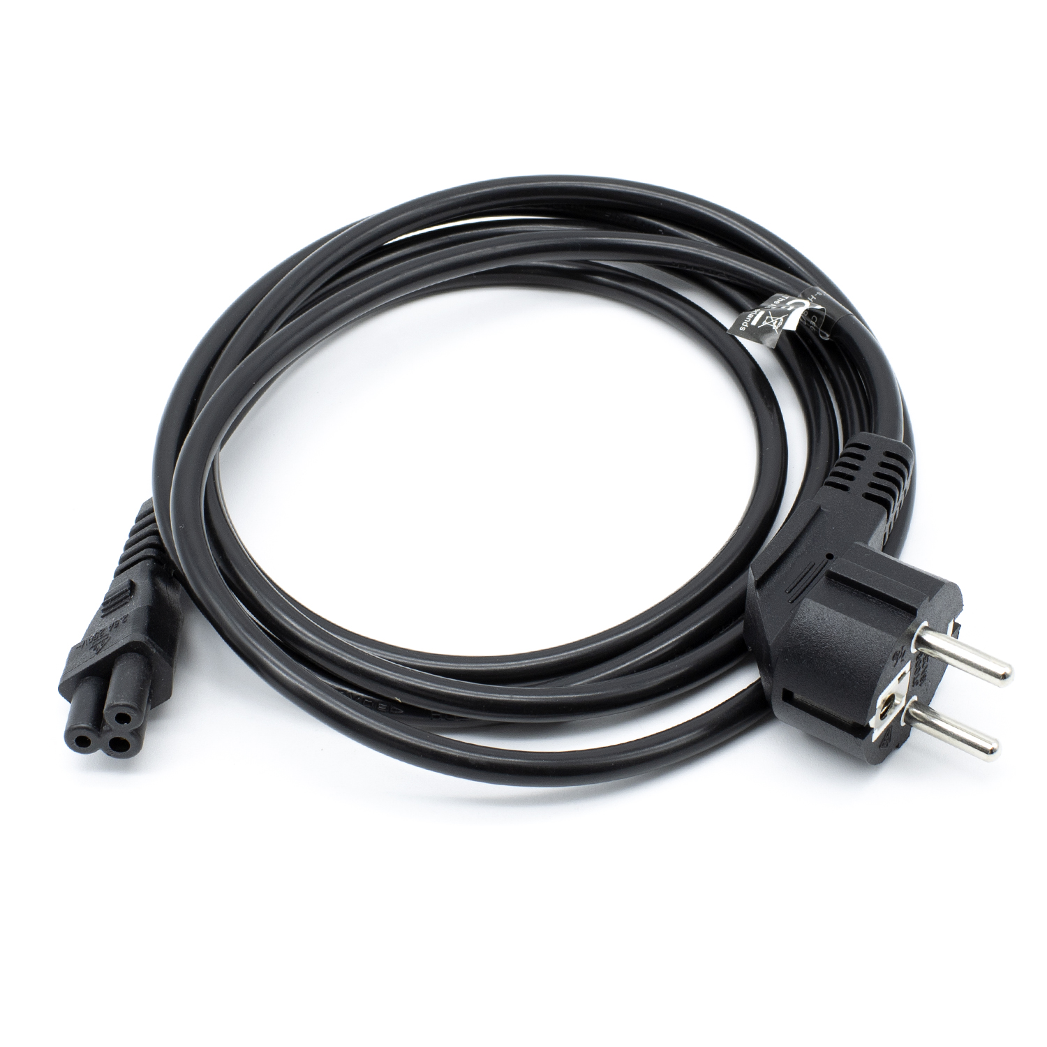 Cable alimentacion Trebol IEC-320-C5 5 M Negro