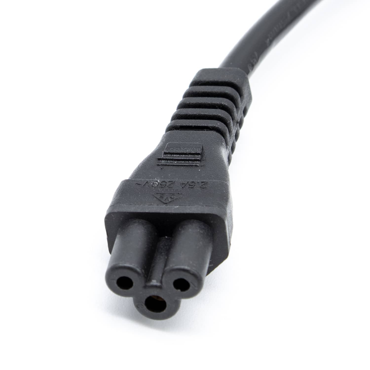 Cable alimentacion Trebol recto CEE7 -  C5 1.8 M Negro