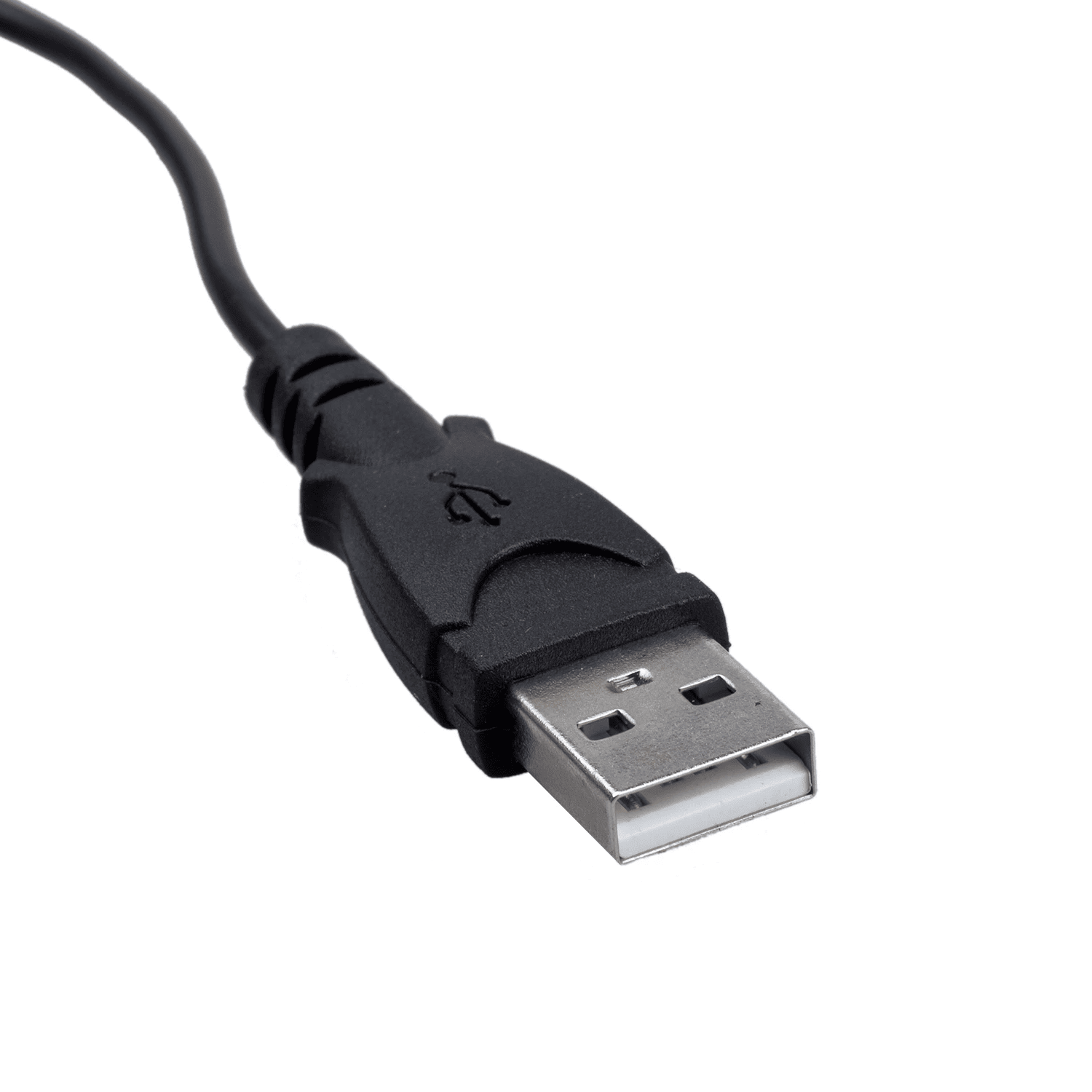 Cable alimentacion USB 2.0 DC 5.5 mm x 2.5 mm 0.8 M Negro