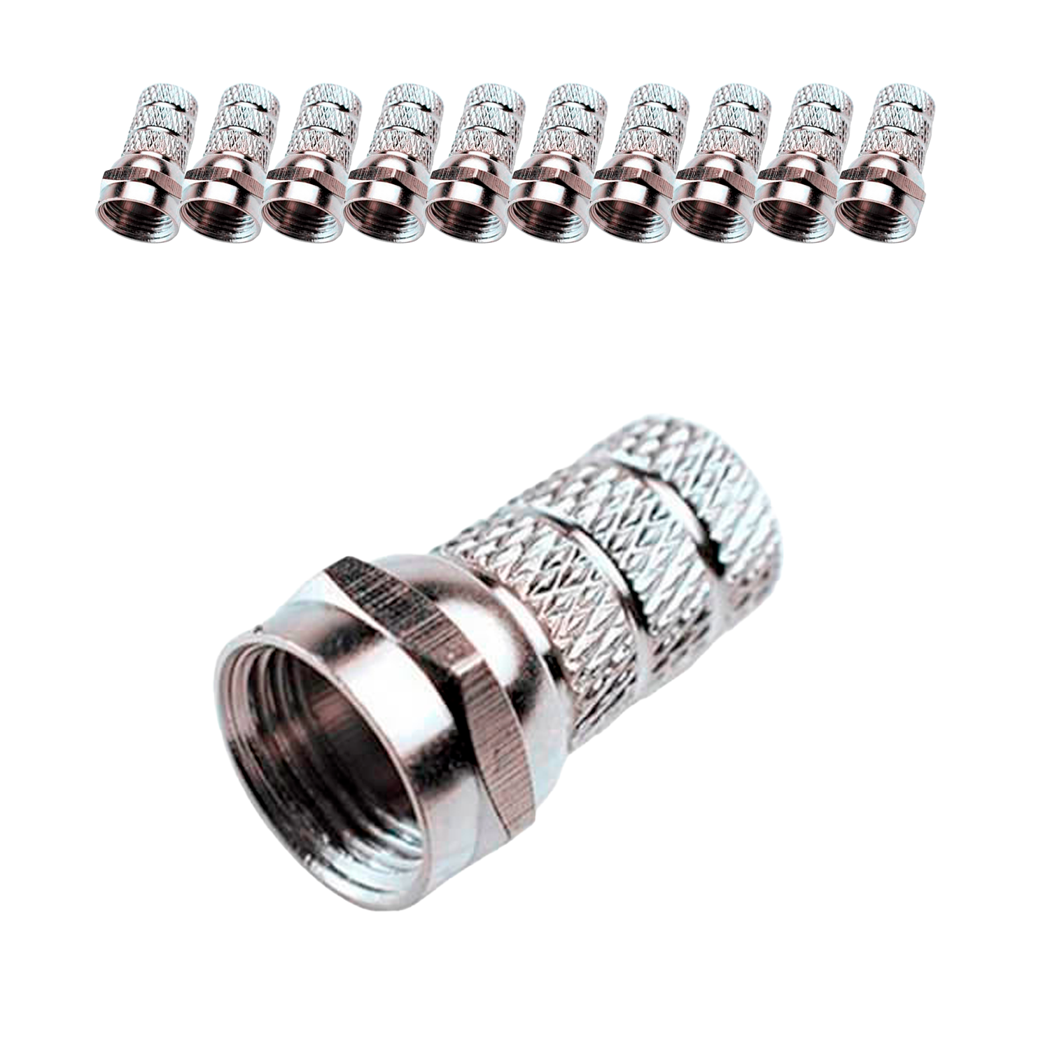 Cable Antena Coaxial Doble Blindaje 5 mm 50 M Blanco