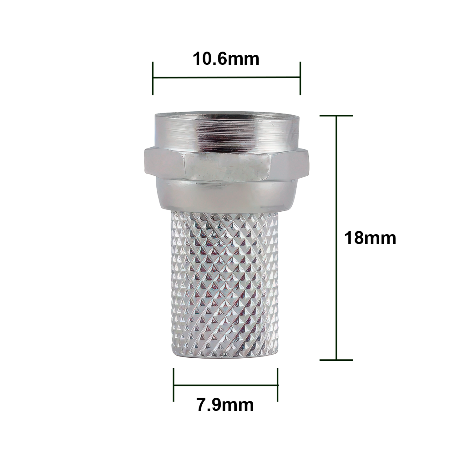 Cable Antena Coaxial Doble Blindaje 6.5 mm 25 M Blanco