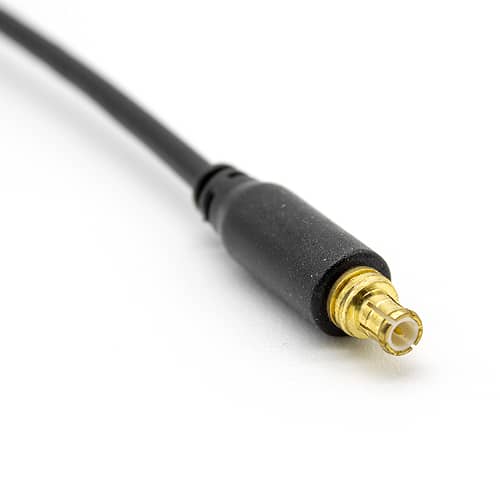 Cable antena coaxial hembra - MCX macho 0.10 M Negro