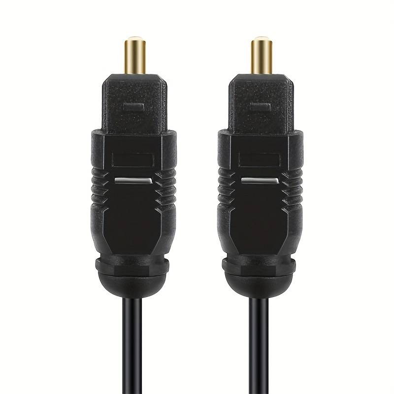 Cable audio digital toslink macho 0.50 M Negro
