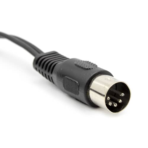 Cable audio estereo RCA/M-DIN 5P/M 1 M Negro