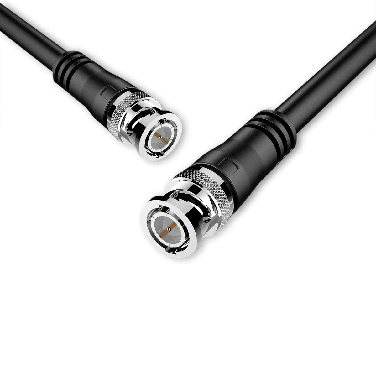 Cable BNC macho RG 59 1 M Negro