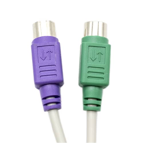Cable conversor PS2 a USB 2.0 0.15 M Blanco