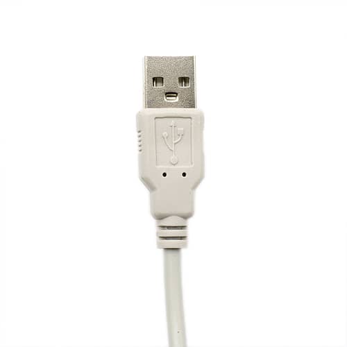 Conector USB 2.0 de medio elemento blanco Simon 27 Play