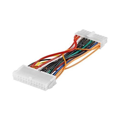 Cable de alimentacion ATX 24 pin hembra - 20 pin macho 0.15 M Multicolor