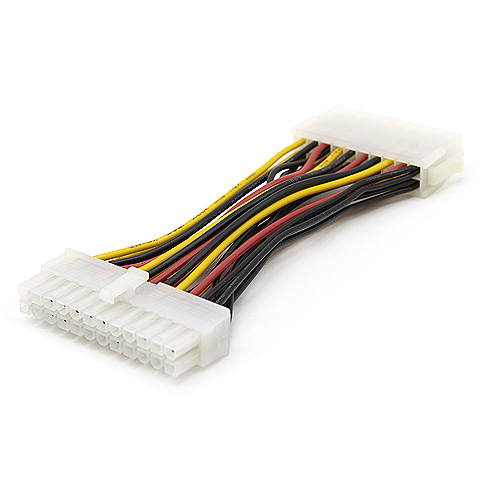 Cable de alimentacion ATX 24 pin macho - 20 pin hembra 0.15 M Multicolor