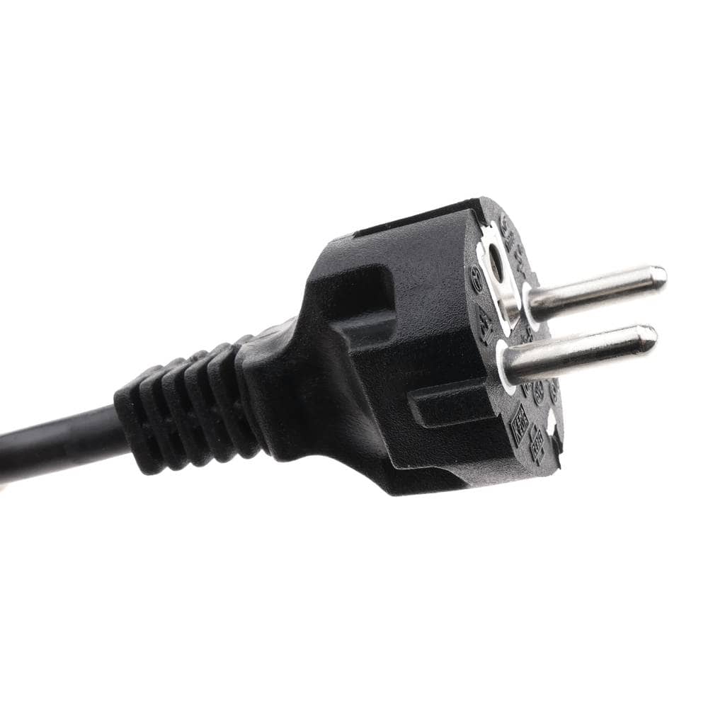Cable de alimentacion CEE7 recto macho a bornes 3x0.75mm 1.5 M Negro
