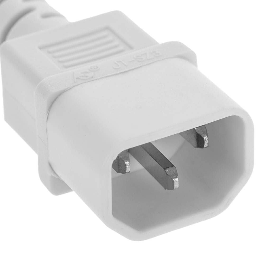 Cable de alimentacion CPU C13 - C14 0.50 M Blanco