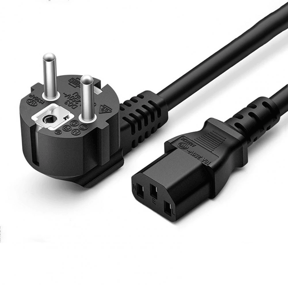 Cable alimentación CPU, CEE7/M-C13/H, negro, 1.5 metros, 100