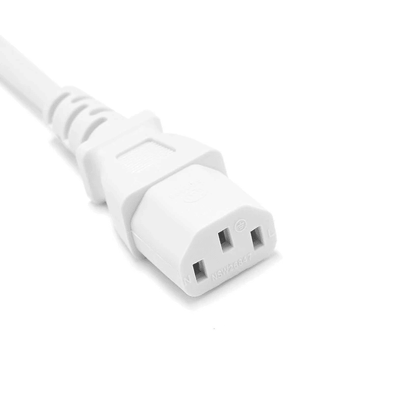 Cable de alimentacion CPU CEE7/M-C13/H 3 M Blanco