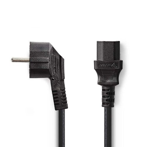 Cablepelado Regleta de enchufes Rack 19 de 8 schuko con Interruptor 2 Metros Negro