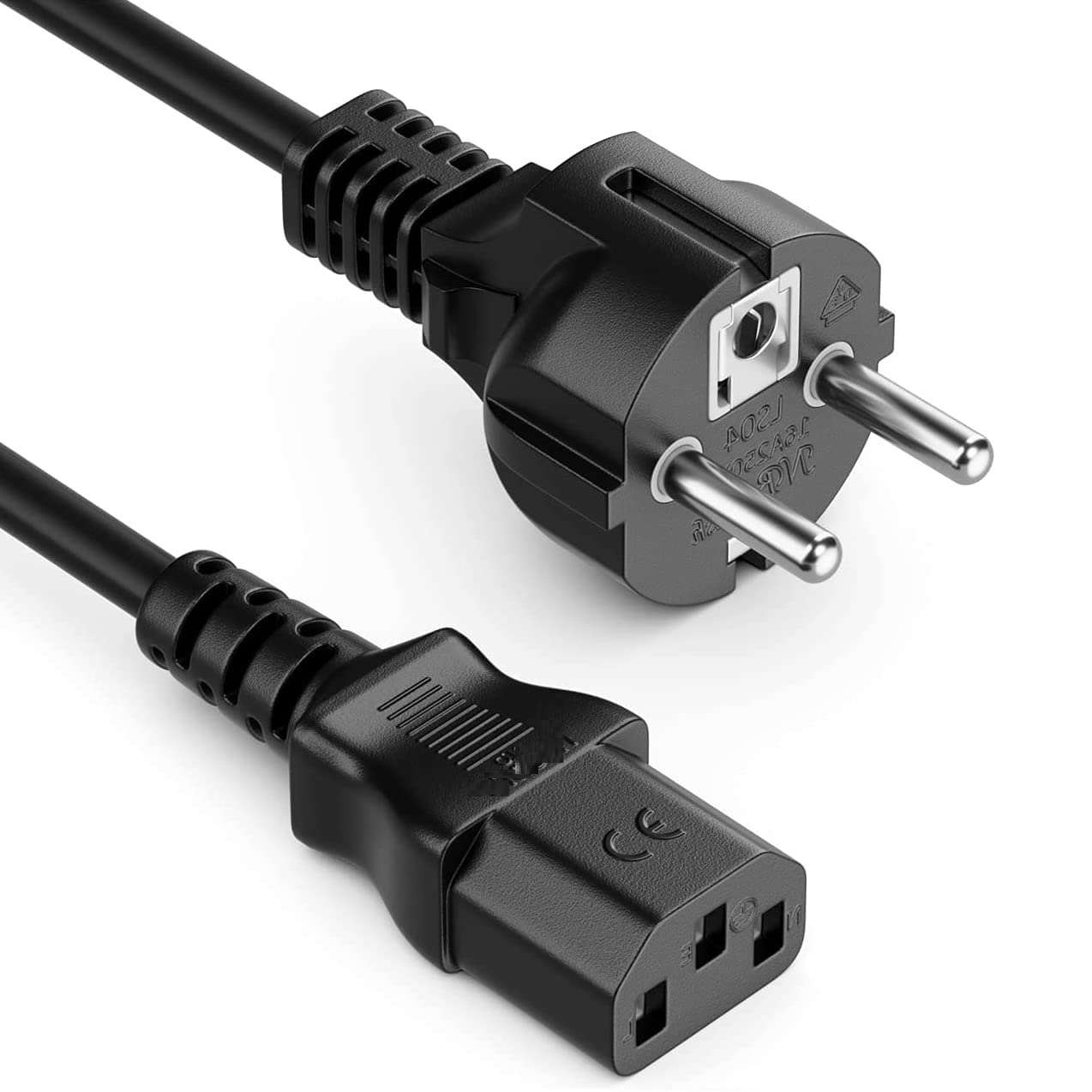 Cable de alimentacion CPU recto CEE7 1.5 M Negro