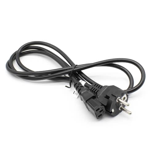 Cable de alimentacion CPU recto CEE7 3 M Negro