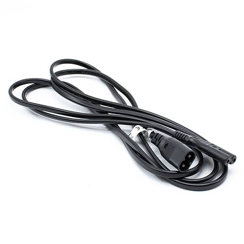 Cable de alimentacion extensor C7 a C8 2 M Negro