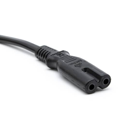 Cable de alimentacion extensor C7 a C8 2 M Negro