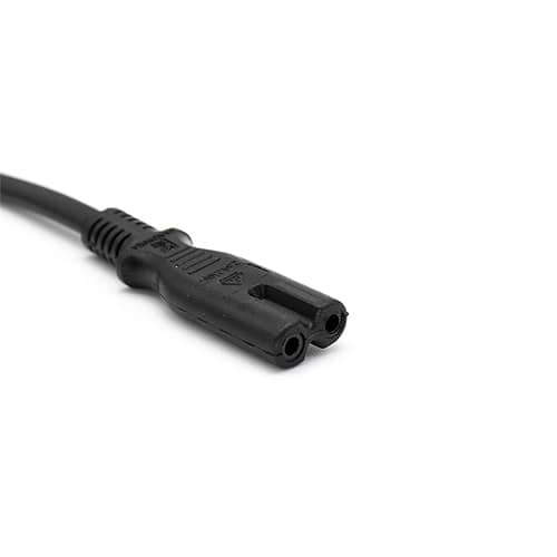 Cable de alimentacion IEC-320-C7 0.50 M Negro