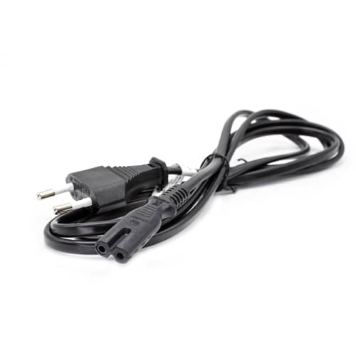 Cable de alimentacion IEC-320-C7 0.50 M Negro