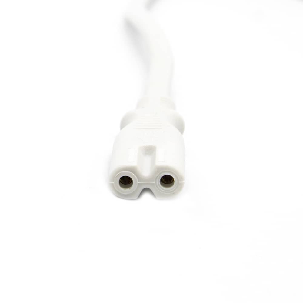 Cable de alimentacion IEC-320-C7 3 M Blanco