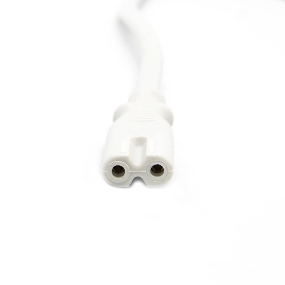 Cable de alimentacion IEC-320-C7 5 M Blanco